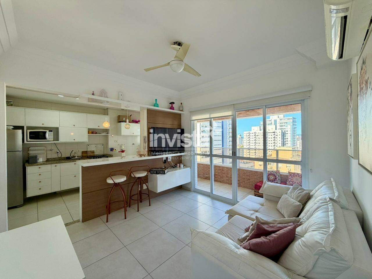 C&oacute;digo: 41359 R$ 739.000,00 Apartamento &agrave; venda em Santos-SP no bairro Boqueir&atilde;o, com 1 dormit&oacute;rio e 70m&sup2; 70 m&sup2; 1 quarto 1 vaga - Santos