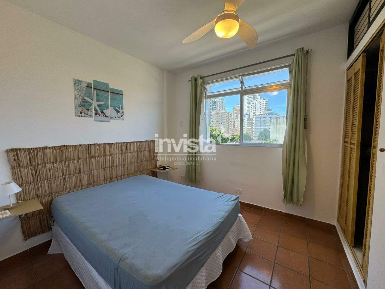 Apartamento MOBILIADO | 1 Dormit&oacute;rios para Alugar na Aparecida em Santos! - Santos