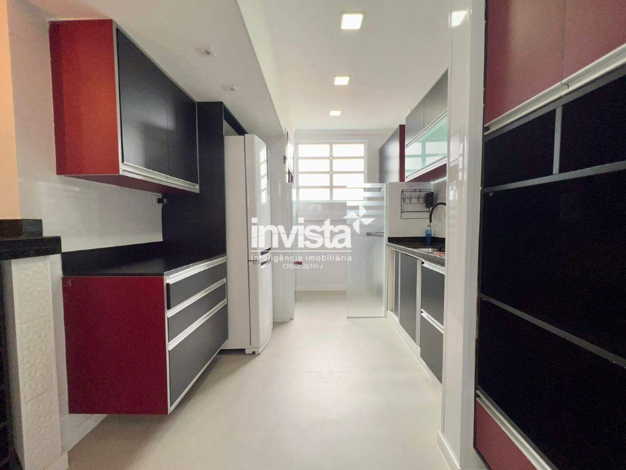 Apartamento para alugar no bairro Embar&eacute; - Santos