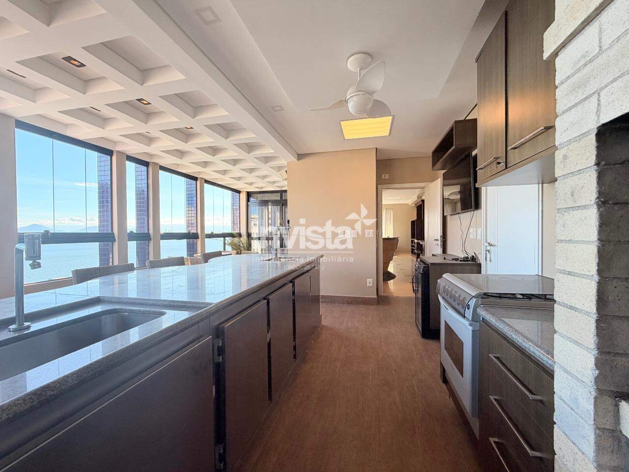 Cobertura &agrave; venda em Santos-SP no bairro Ponta da Praia, com 3 dormit&oacute;rios e 340m&sup2; - Santos