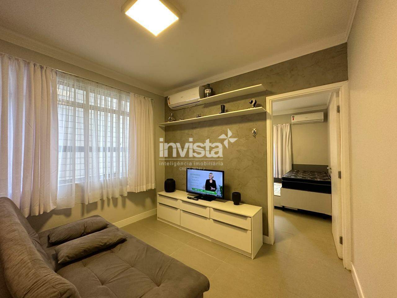 C&oacute;digo: 41407 R$ 450.000,00 Apartamento &agrave; venda no bairro Boqueir&atilde;o 40 m&sup2; 1 quarto 1 vaga - Santos