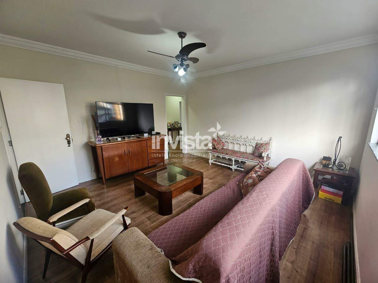 C&oacute;digo: 41415 R$ 580.000,00 Apartamento &agrave; venda em Santos-SP no bairro Boqueir&atilde;o, com 3 dormit&oacute;rios e 110m&sup2; 110 m&sup2; 3 quartos 1 vaga - Santos