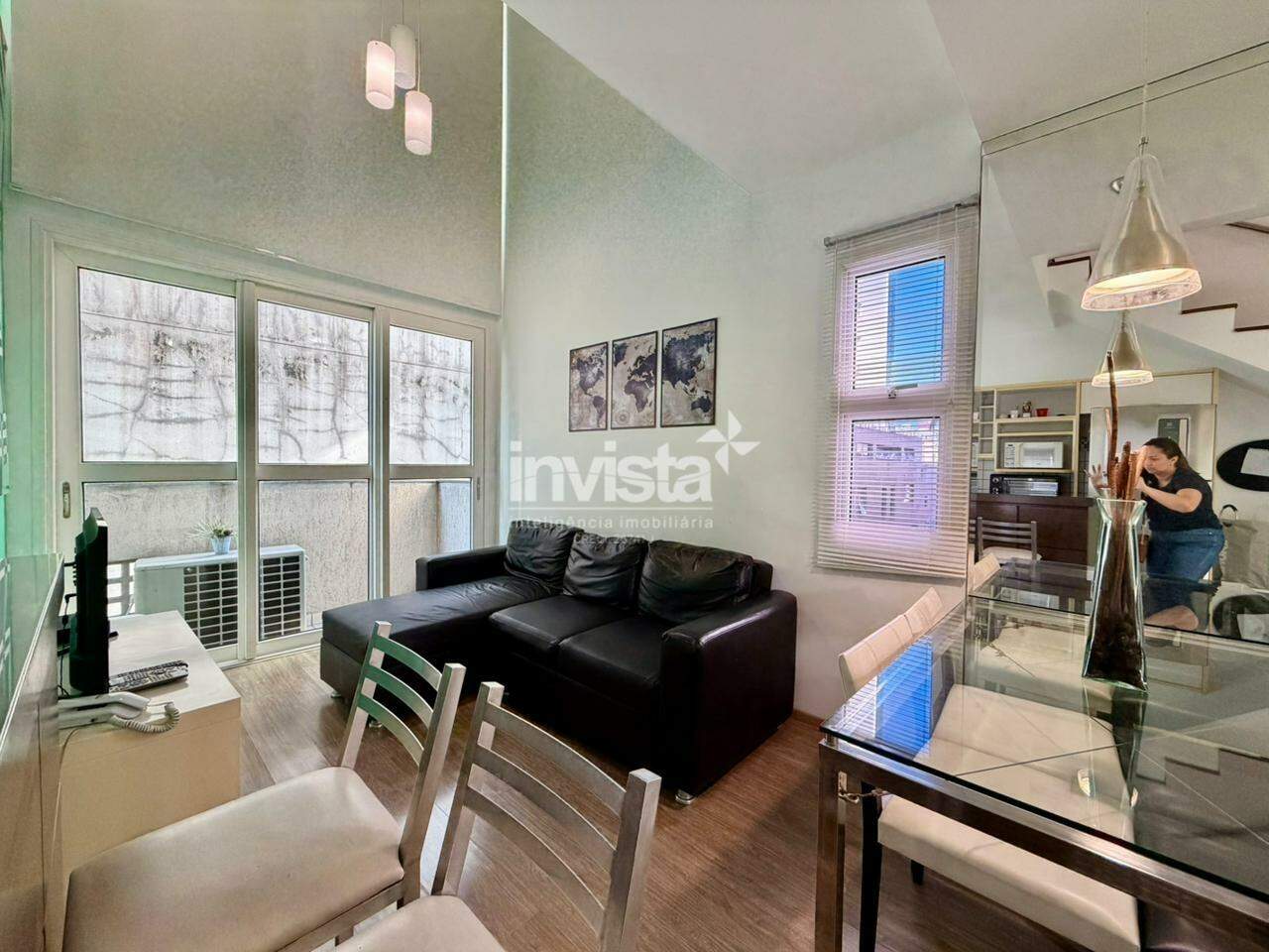 Loft para aluguel no bairro Gonzaga - Santos