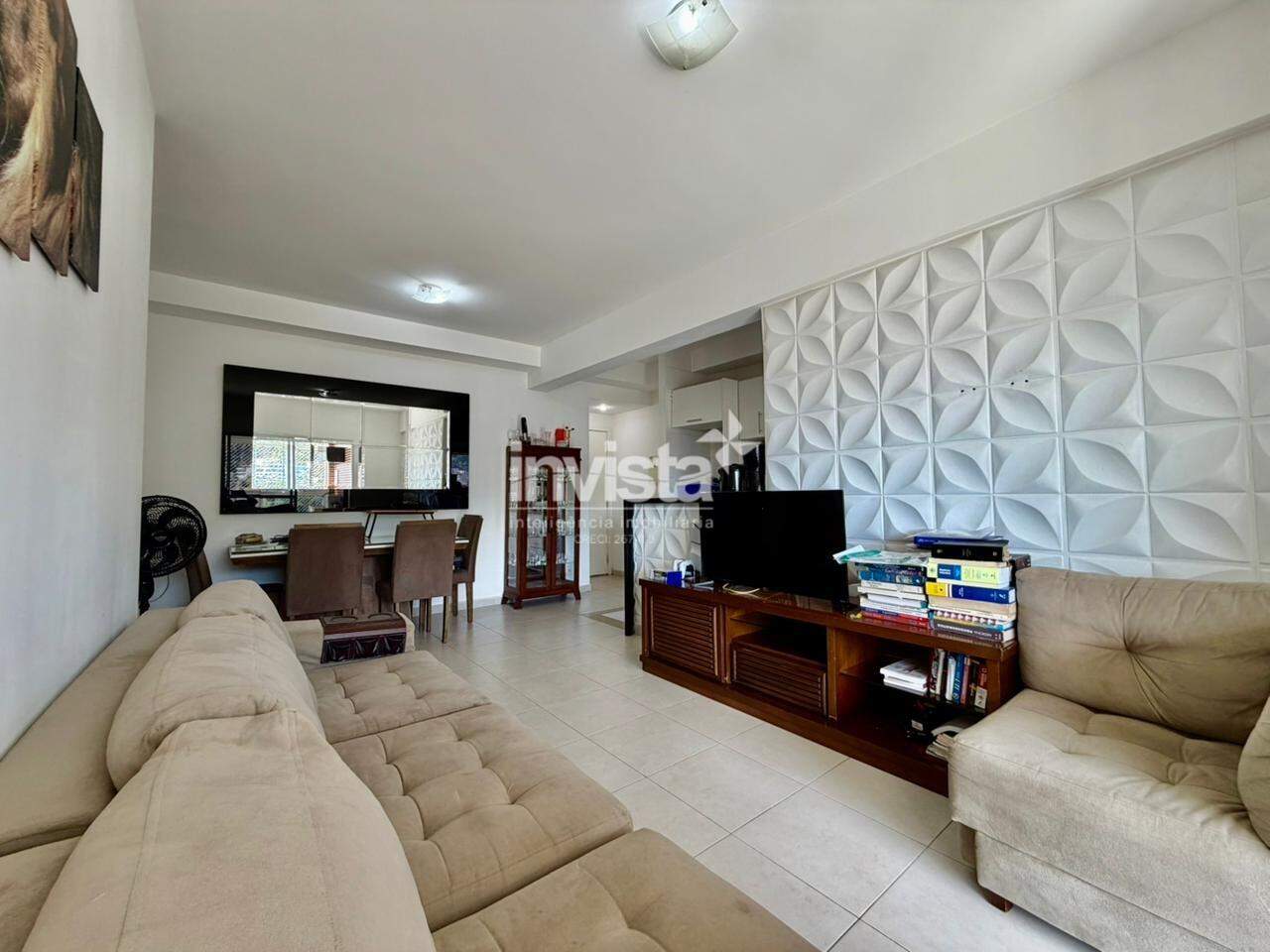 Apartamento &agrave; venda em Santos-SP no bairro Jos&eacute; Menino, com 2 dormit&oacute;rios e 77m&sup2; - Santos