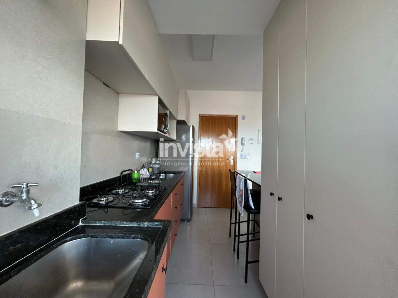 Apartamento para alugar em Santos-SP no bairro Marap&eacute;, com 2 dormit&oacute;rios e 64m&sup2; - Santos