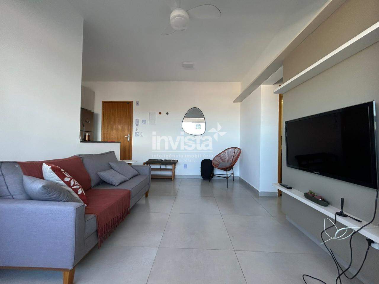 C&oacute;digo: 41457 R$ 4.500,00 Apartamento para alugar em Santos-SP no bairro Marap&eacute;, com 2 dormit&oacute;rios e 64m&sup2; 64 m&sup2; 2 quartos 1 vaga - Santos