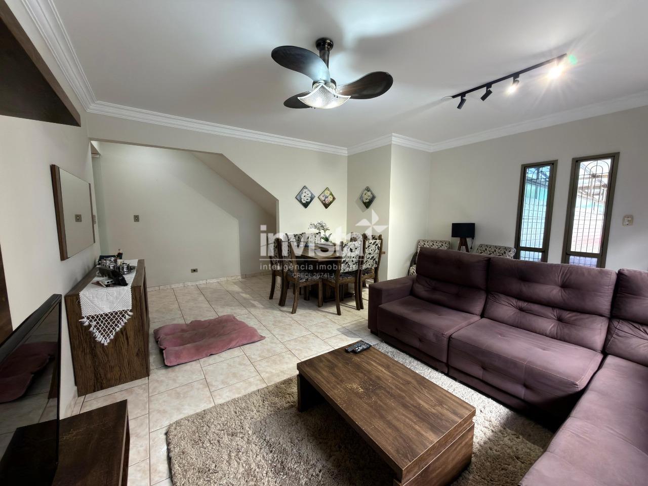 C&oacute;digo: 41462 R$ 850.000,00 Casa &agrave; venda em Santos-SP no bairro Estu&aacute;rio, com 3 dormit&oacute;rios e 122m&sup2; 122 m&sup2; 3 quartos 3 vagas - Santos