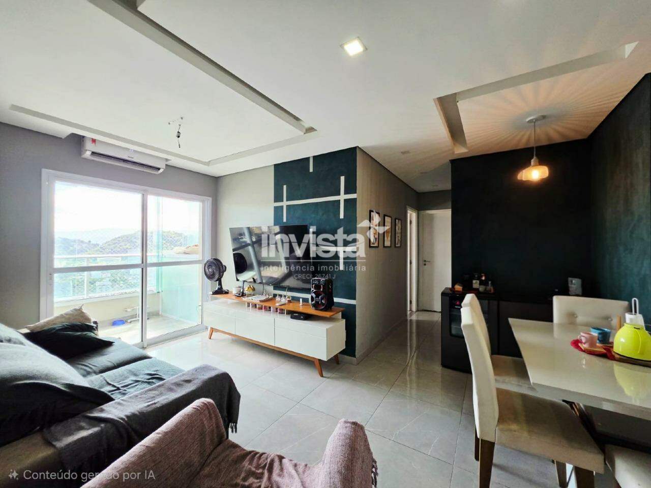 Apartamento &agrave; venda em Santos-SP no bairro Campo Grande, com 2 dormit&oacute;rios e 64m&sup2; - Santos