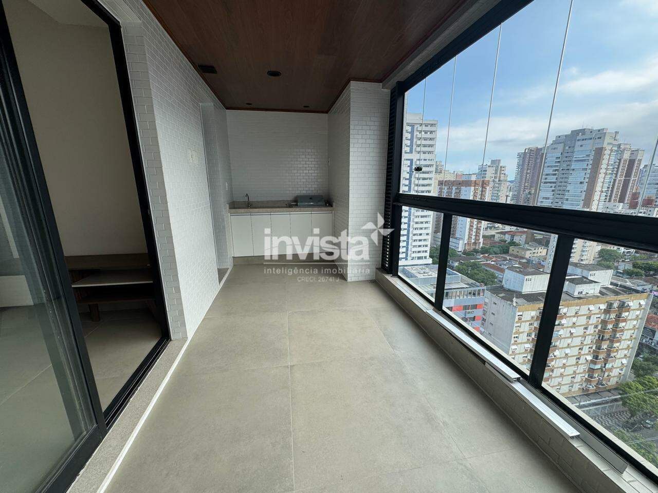 C&oacute;digo: 41496 R$ 5.800,00 Apartamento para alugar em Santos-SP no bairro Boqueir&atilde;o, com 1 dormit&oacute;rio e 54m&sup2; 54 m&sup2; 1 quarto 1 vaga - Santos