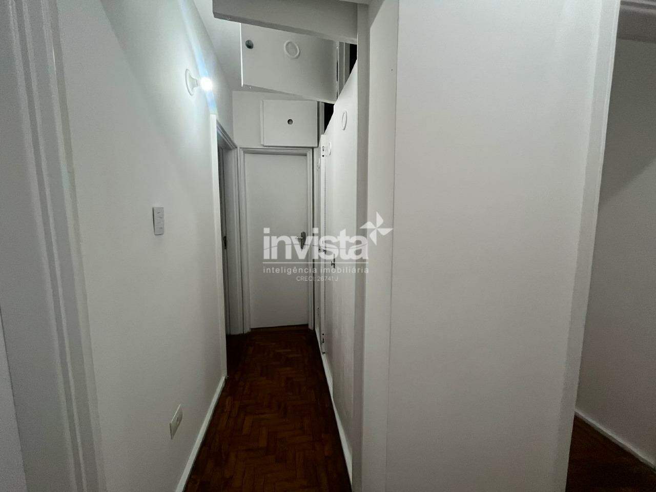 Apartamento para alugar em Santos-SP no bairro Boqueir&atilde;o, com 3 dormit&oacute;rios e 120m&sup2; - Santos
