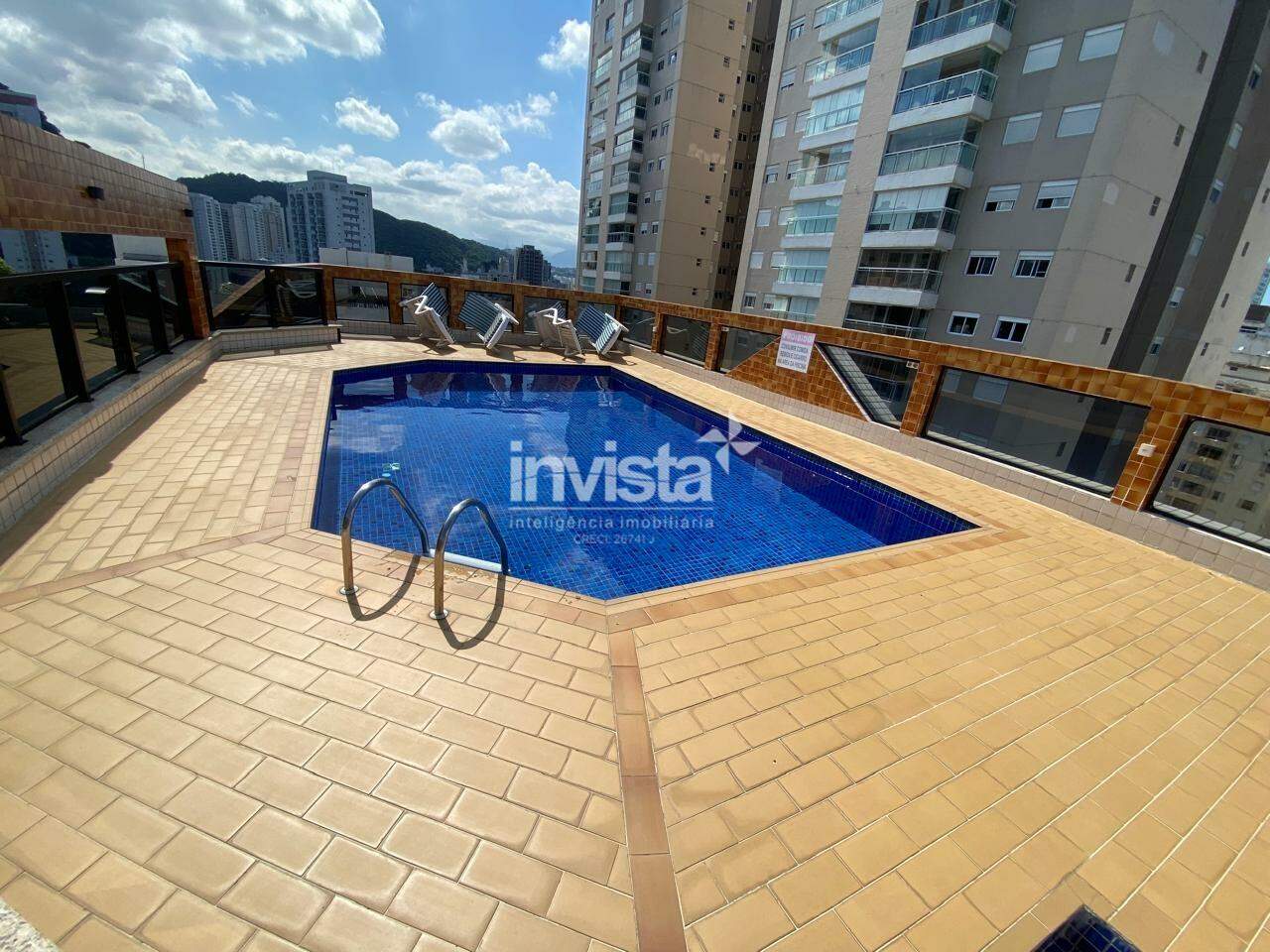 C&oacute;digo: 41502 R$ 4.200,00 Apartamento para alugar em Santos-SP no bairro Jos&eacute; Menino, com 2 dormit&oacute;rios e 65m&sup2; 65 m&sup2; 2 quartos 1 vaga - Santos