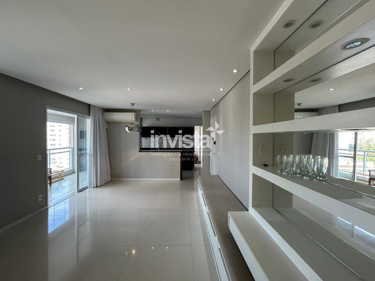 C&oacute;digo: 41515 R$ 7.500,00 Apartamento para alugar em Santos-SP no bairro Marap&eacute;, com 3 dormit&oacute;rios e 98m&sup2; 98 m&sup2; 3 quartos 2 vagas - Santos