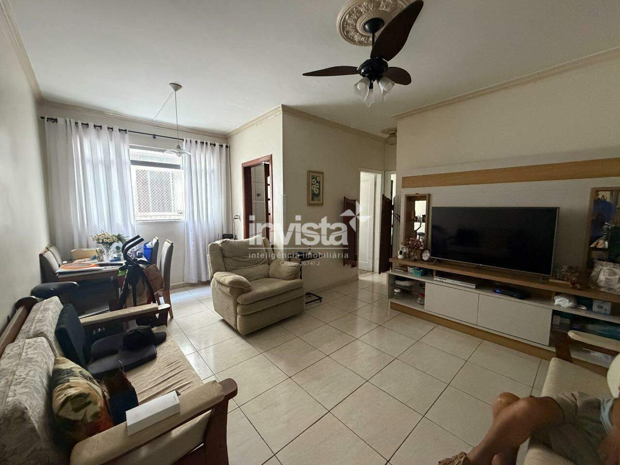 C&oacute;digo: 41516 R$ 450.000,00 Apartamento &agrave; venda no bairro Gonzaga 74 m&sup2; 2 quartos 1 vaga - Santos