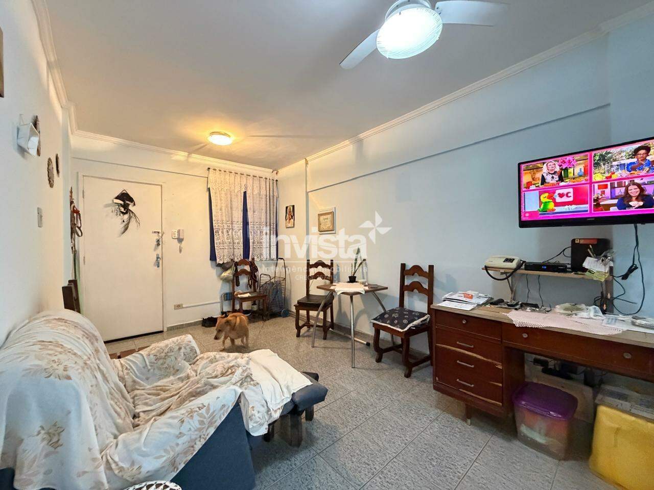 C&oacute;digo: 41519 R$ 350.000,00 Apartamento &agrave; venda em Santos-SP no bairro Pomp&eacute;ia, com 1 dormit&oacute;rio e 44m&sup2; 44 m&sup2; 1 quarto 1 vaga - Santos