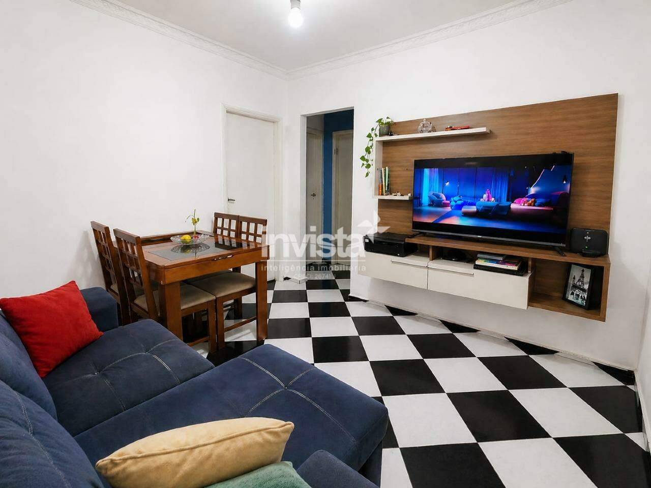 C&oacute;digo: 41609 R$ 290.000,00 Apartamento &agrave; venda em Santos-SP no bairro Vila Mathias, com 2 dormit&oacute;rios e 58m&sup2; 58 m&sup2; 2 quartos 1 vaga - Santos