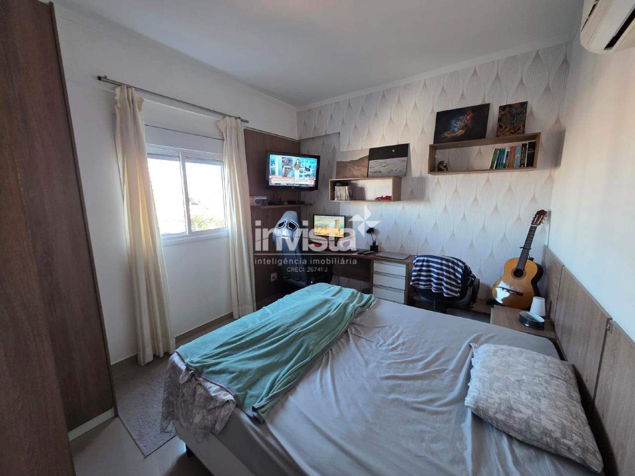 Apartamento para alugar em Santos-SP no bairro Encruzilhada, com 1 dormit&oacute;rio e 45m&sup2; - Santos