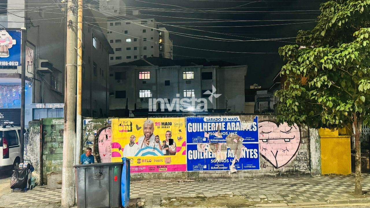 C&oacute;digo: 41675 R$ 25.000,00 Terreno para alugar em Santos-SP no bairro Aparecida, com 0 dormit&oacute;rio e 476m&sup2; 476 m&sup2; 0 quartos 0 vagas - Santos