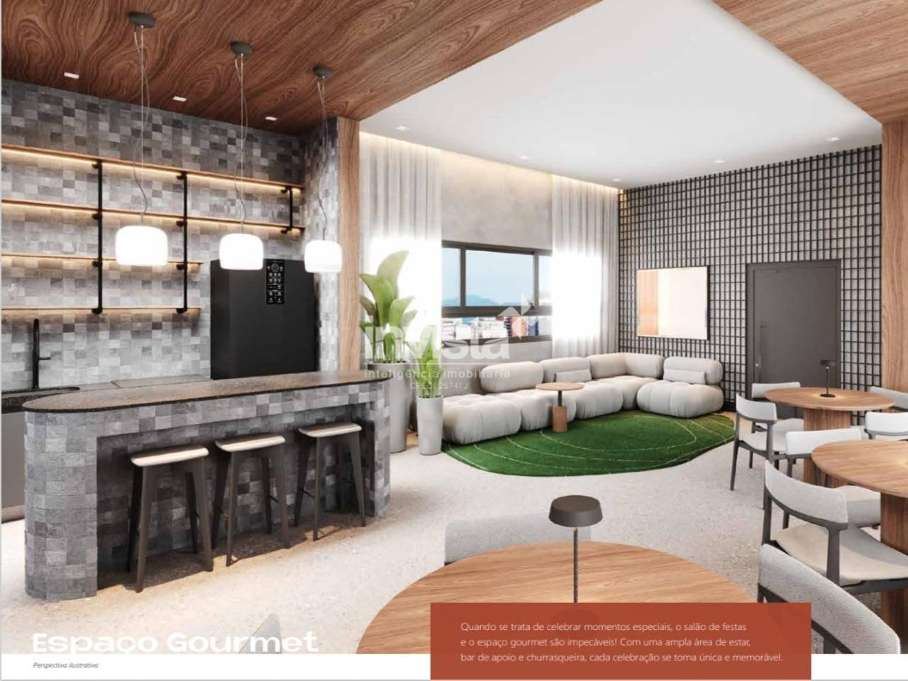 Apartamento &agrave; venda em Santos-SP no bairro Boqueir&atilde;o, com 1 dormit&oacute;rio e 33m&sup2; - Santos