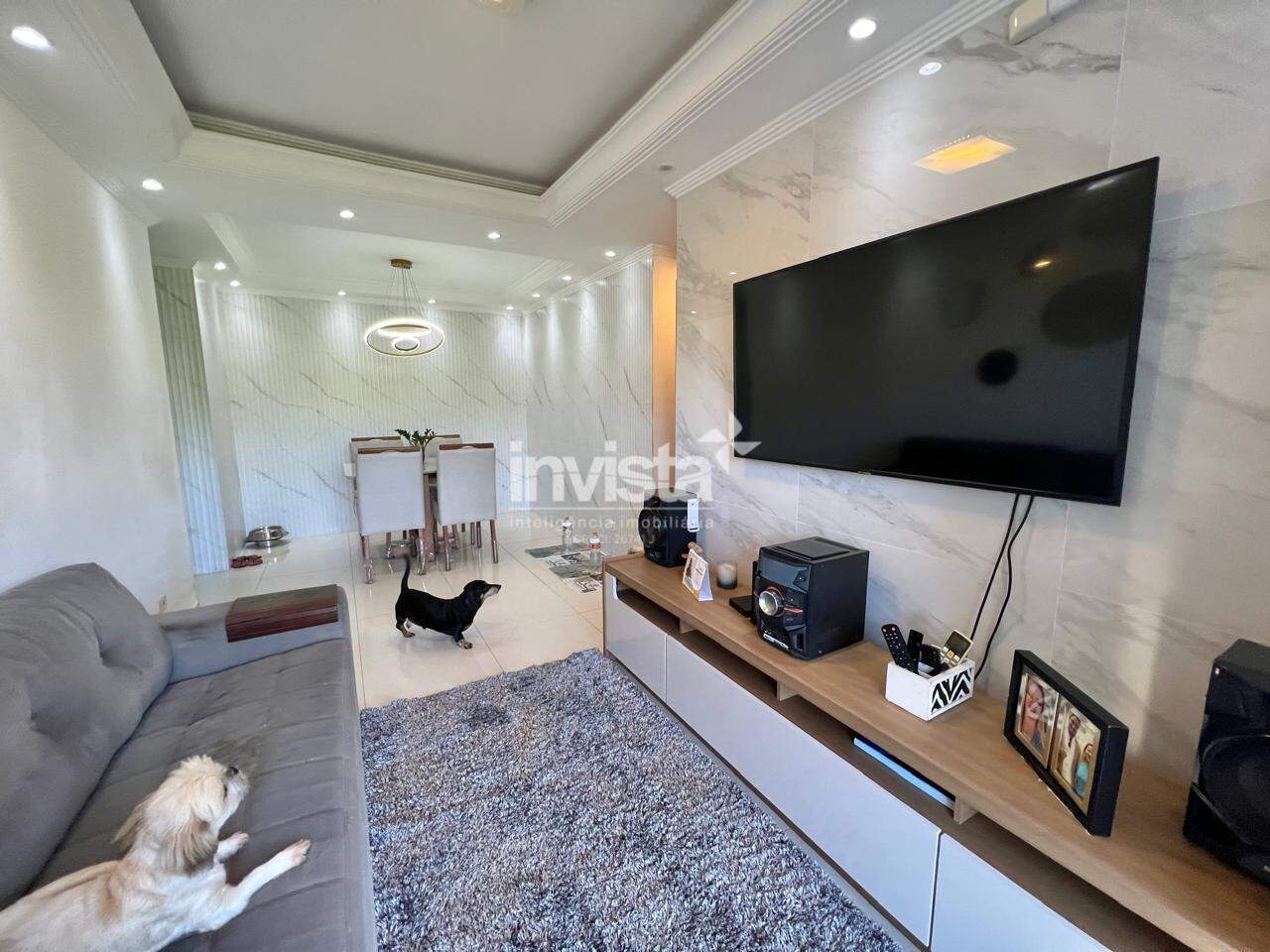 C&oacute;digo: 41723 R$ 349.000,00 Apartamento &agrave; venda em Santos-SP no bairro MORRO NOVA CINTRA, com 2 dormit&oacute;rios e 57m&sup2; 57 m&sup2; 2 quartos 1 vaga - Santos
