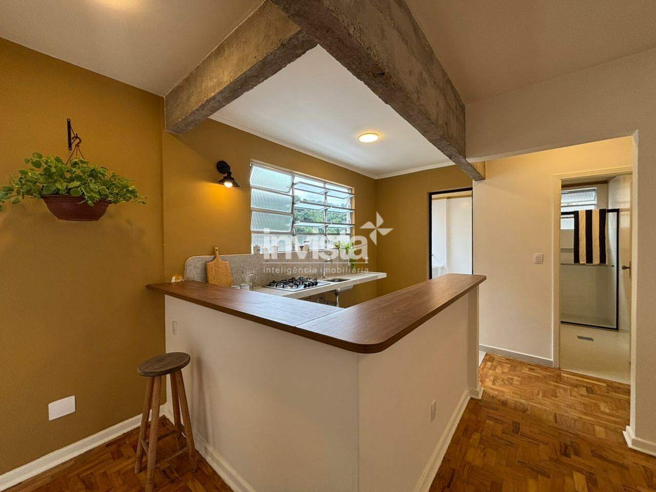 C&oacute;digo: 41733 R$ 4.000,00 Apartamento para alugar em Santos-SP no bairro Jos&eacute; Menino, com 1 dormit&oacute;rio e 50m&sup2; 50 m&sup2; 1 quarto 1 vaga - Santos