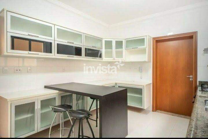 Apartamento para alugar em Santos-SP no bairro Gonzaga, com 3 dormit&oacute;rios e 130m&sup2; - Santos