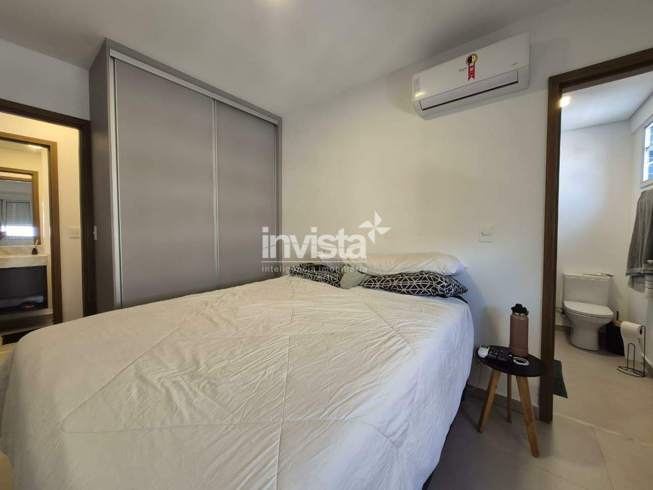 Apartamento para alugar em Santos-SP no bairro Boqueir&atilde;o, com 1 dormit&oacute;rio e 53m&sup2; - Santos