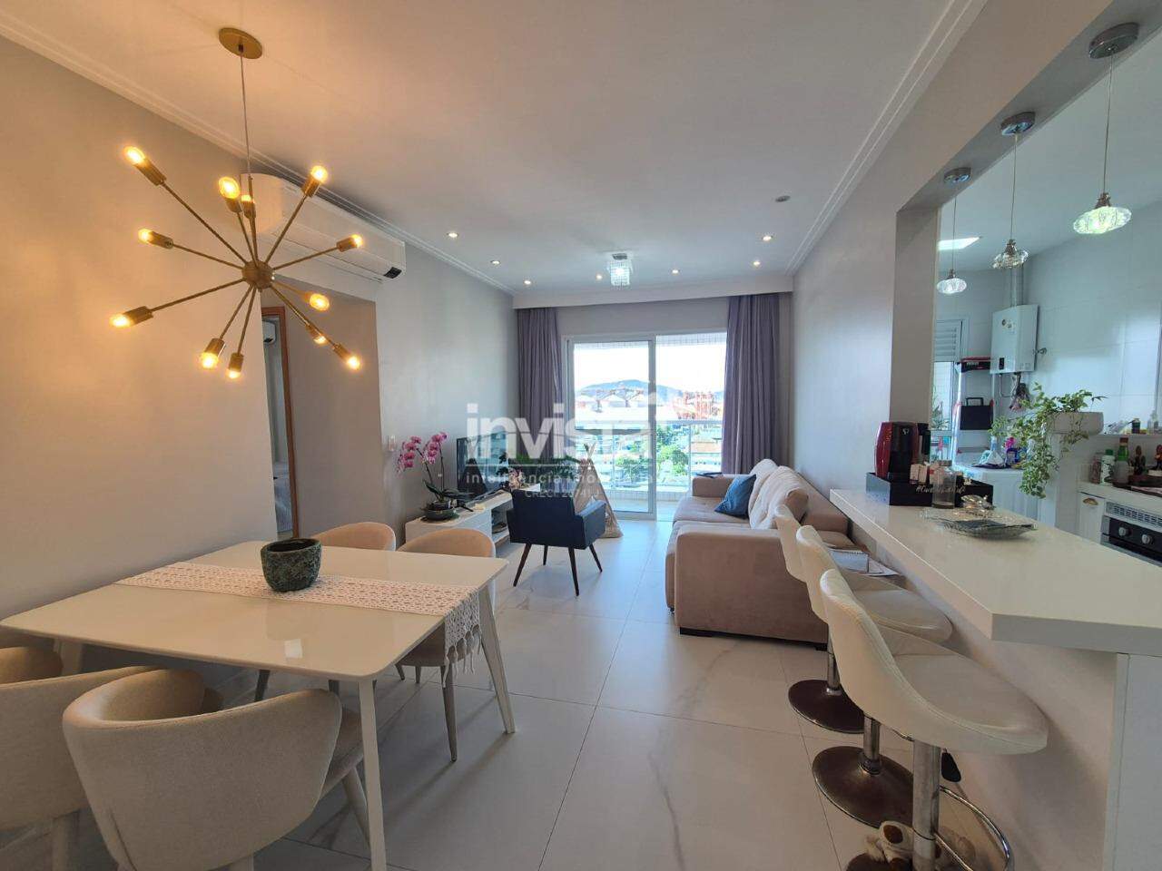 Apartamento &agrave; venda em Santos-SP no bairro Ponta da Praia, com 2 dormit&oacute;rios e 73m&sup2; - Santos