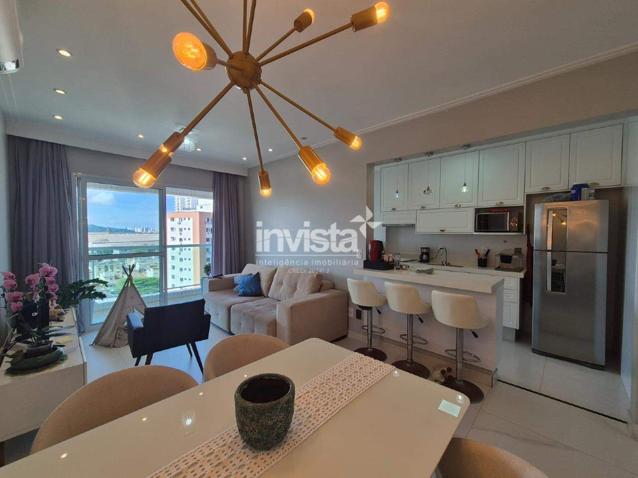 C&oacute;digo: 41748 R$ 960.000,00 Apartamento &agrave; venda em Santos-SP no bairro Ponta da Praia, com 2 dormit&oacute;rios e 73m&sup2; 73 m&sup2; 2 quartos 1 vaga - Santos