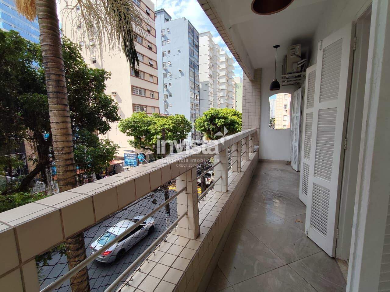 C&oacute;digo: 41751 R$ 4.700,00 Apartamento para alugar em Santos-SP no bairro Boqueir&atilde;o, com 2 dormit&oacute;rios e 110m&sup2; 110 m&sup2; 2 quartos 1 vaga - Santos