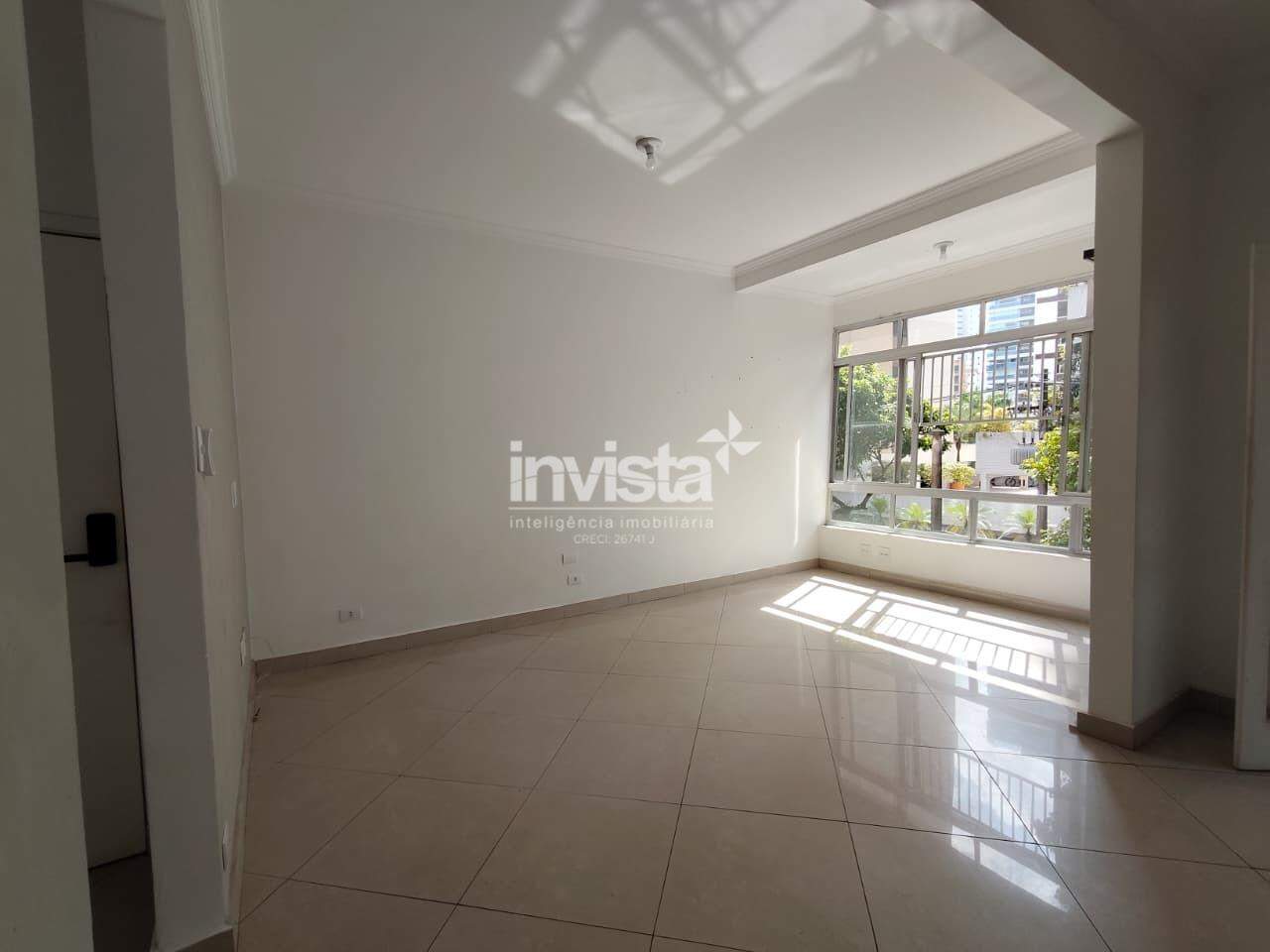 Apartamento para alugar em Santos-SP no bairro Boqueir&atilde;o, com 2 dormit&oacute;rios e 110m&sup2; - Santos