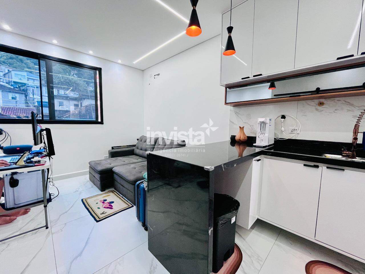 C&oacute;digo: 41757 R$ 4.500,00 Casa Duplex para alugar em Santos-SP no bairro Marap&eacute;, com 2 dormit&oacute;rios e 80m&sup2; 80 m&sup2; 2 quartos 1 vaga - Santos