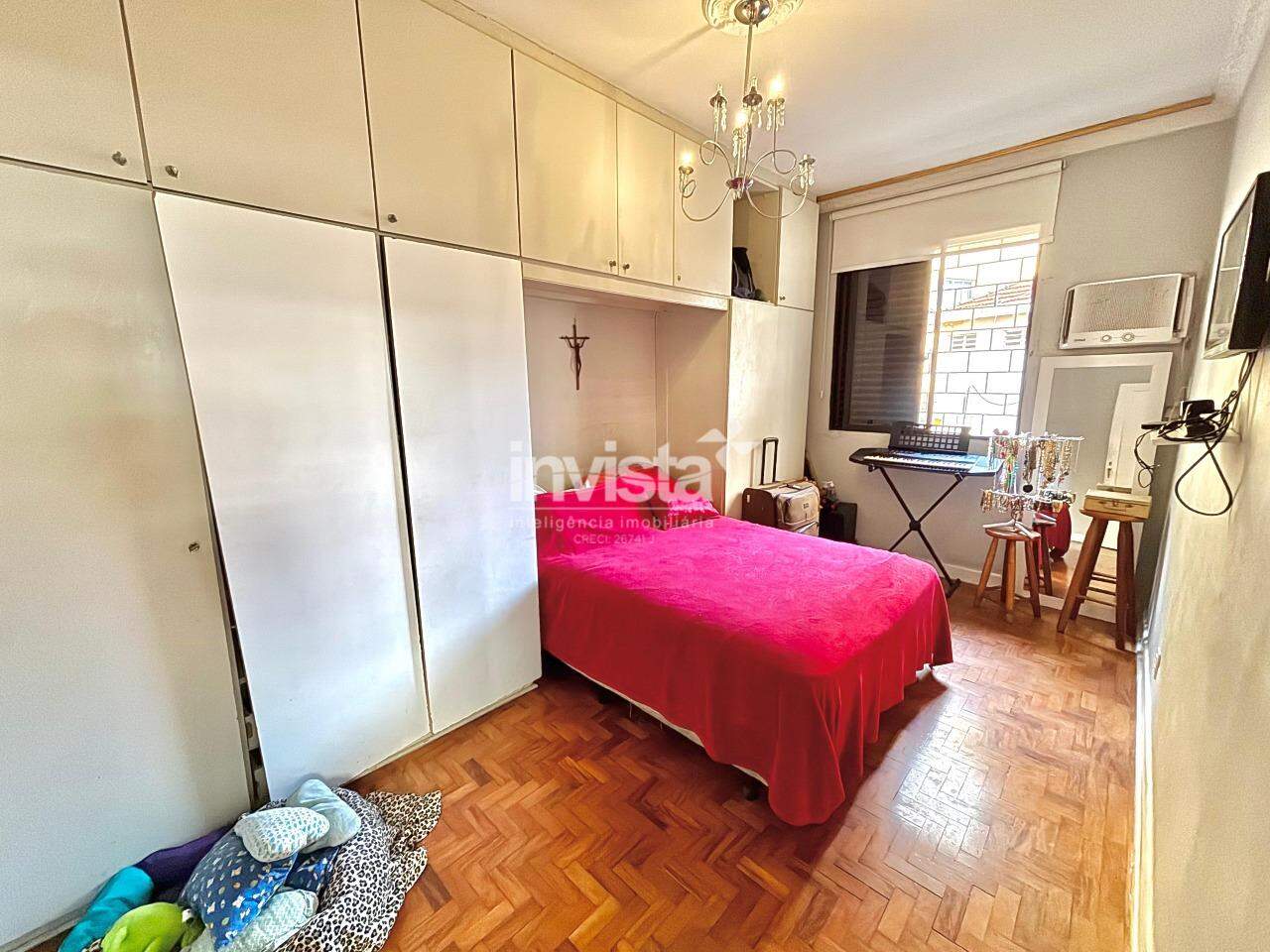 Apartamento &agrave; venda em Santos-SP no bairro Boqueir&atilde;o, com 2 dormit&oacute;rios e 80m&sup2; - Santos