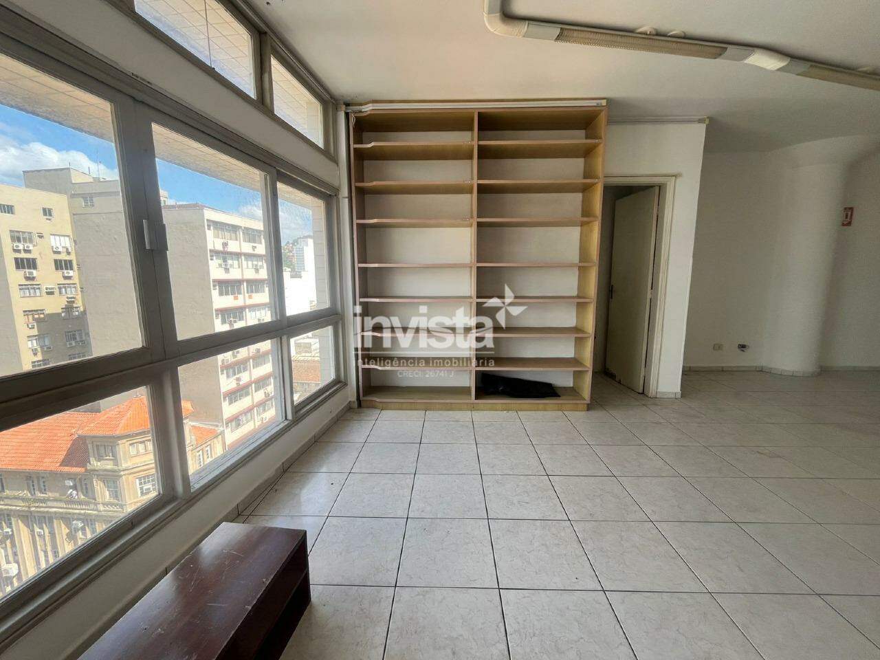 Sala Comercial para alugar em Santos-SP no bairro CENTRO, com 0 dormit&oacute;rio e 100m&sup2; - Santos