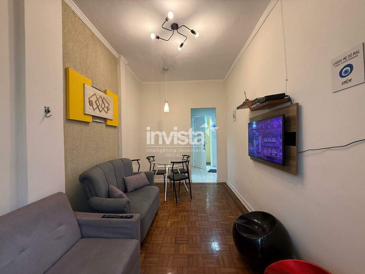 C&oacute;digo: 41776 R$ 2.900,00 Apartamento para alugar em Santos-SP no bairro Jos&eacute; Menino, com 1 dormit&oacute;rio e 40m&sup2; 40 m&sup2; 1 quarto 1 vaga - Santos