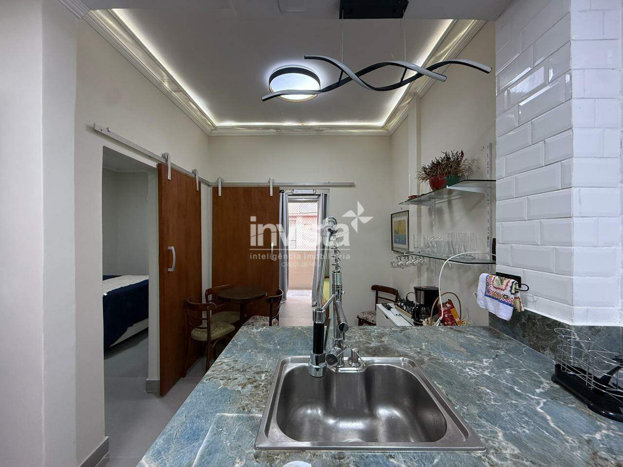 C&oacute;digo: 41777 R$ 3.200,00 Apartamento para alugar em Santos-SP no bairro Jos&eacute; Menino, com 1 dormit&oacute;rio e 40m&sup2; 40 m&sup2; 1 quarto 1 vaga - Santos