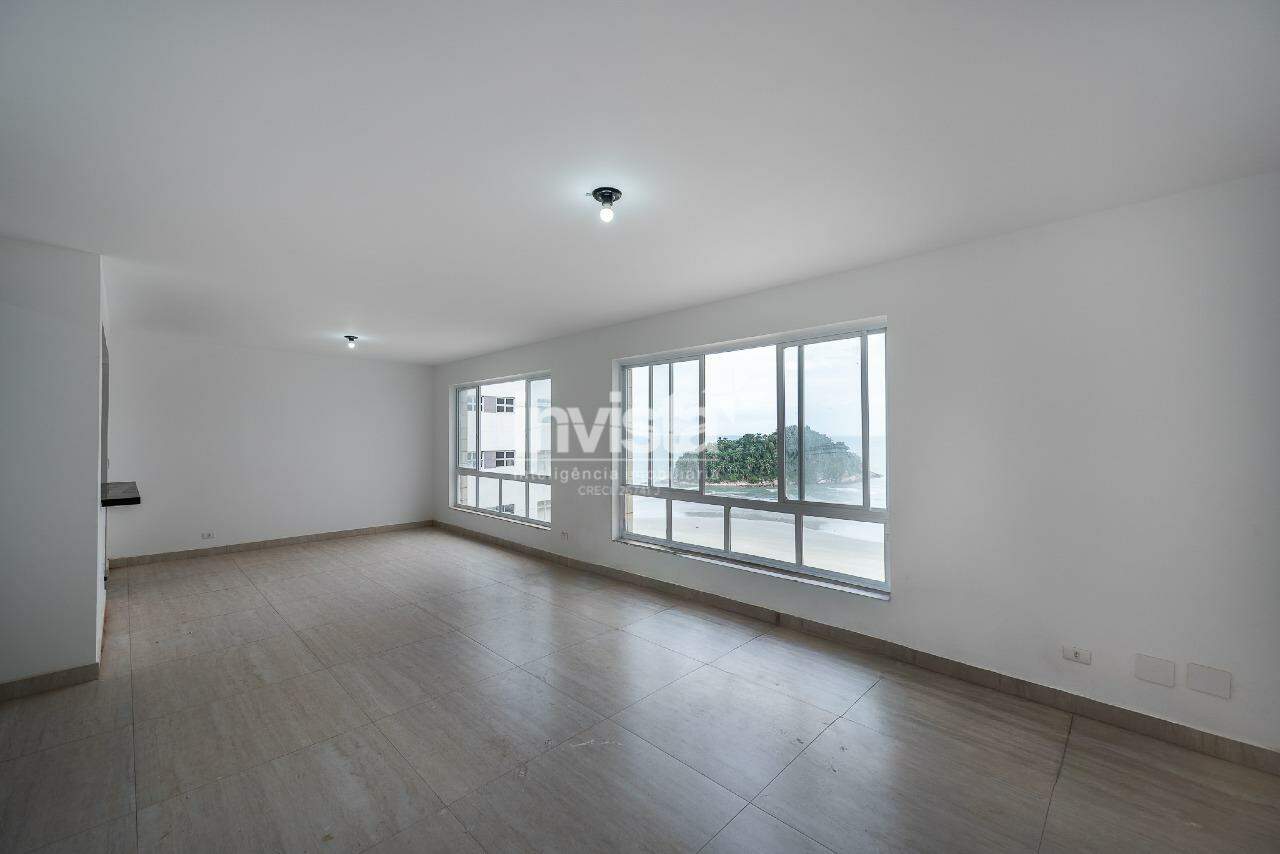 Apartamento para alugar em Santos-SP no bairro Jos&eacute; Menino, com 3 dormit&oacute;rios e 182m&sup2; - Santos