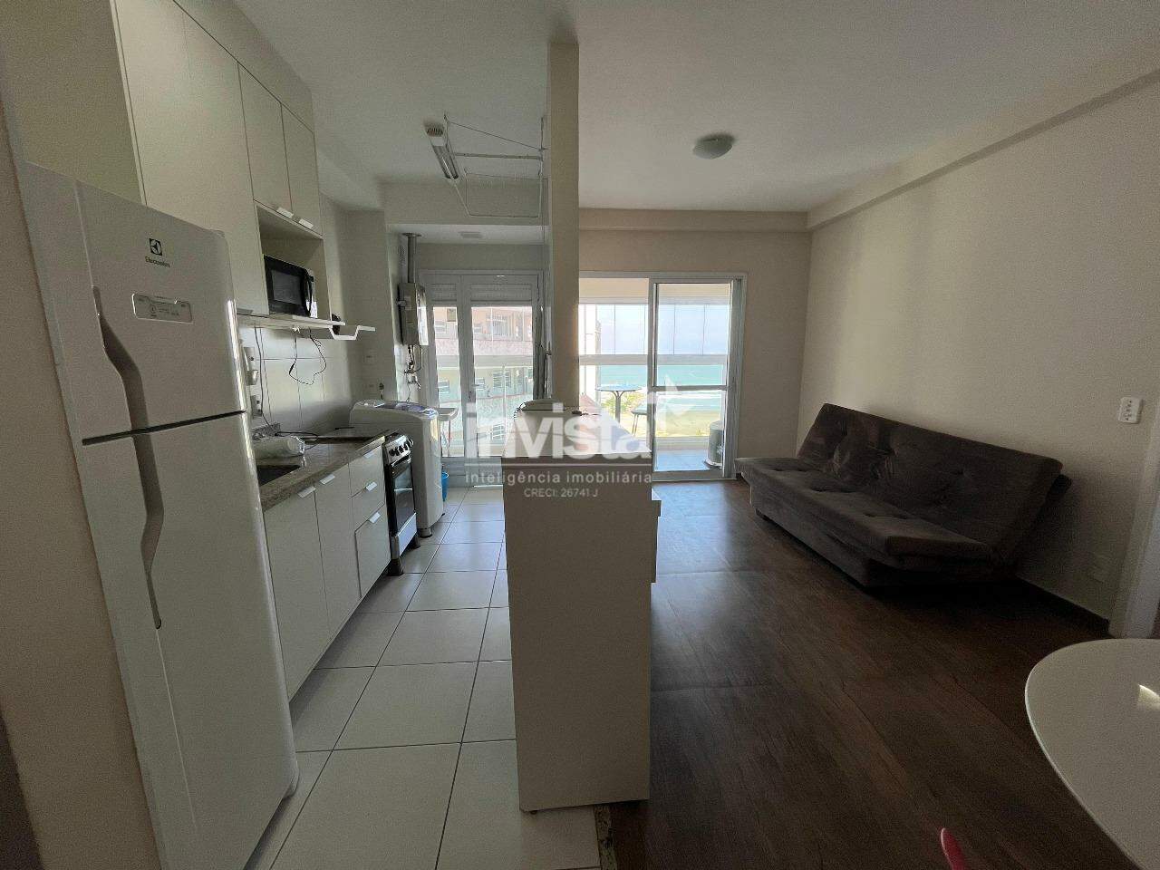 Apartamento para alugar em Santos-SP no bairro Jos&eacute; Menino, com 1 dormit&oacute;rio e 49m&sup2; - Santos