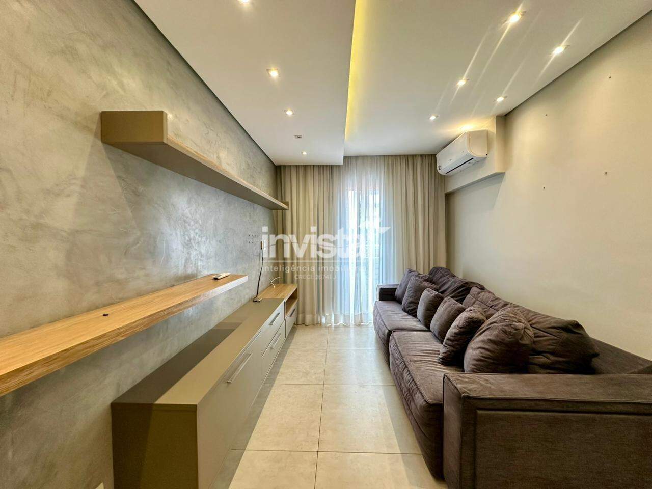 C&oacute;digo: 41796 R$ 590.000,00 Apartamento &agrave; venda em Santos-SP no bairro Boqueir&atilde;o, com 2 dormit&oacute;rios e 62m&sup2; 62 m&sup2; 2 quartos 1 vaga - Santos