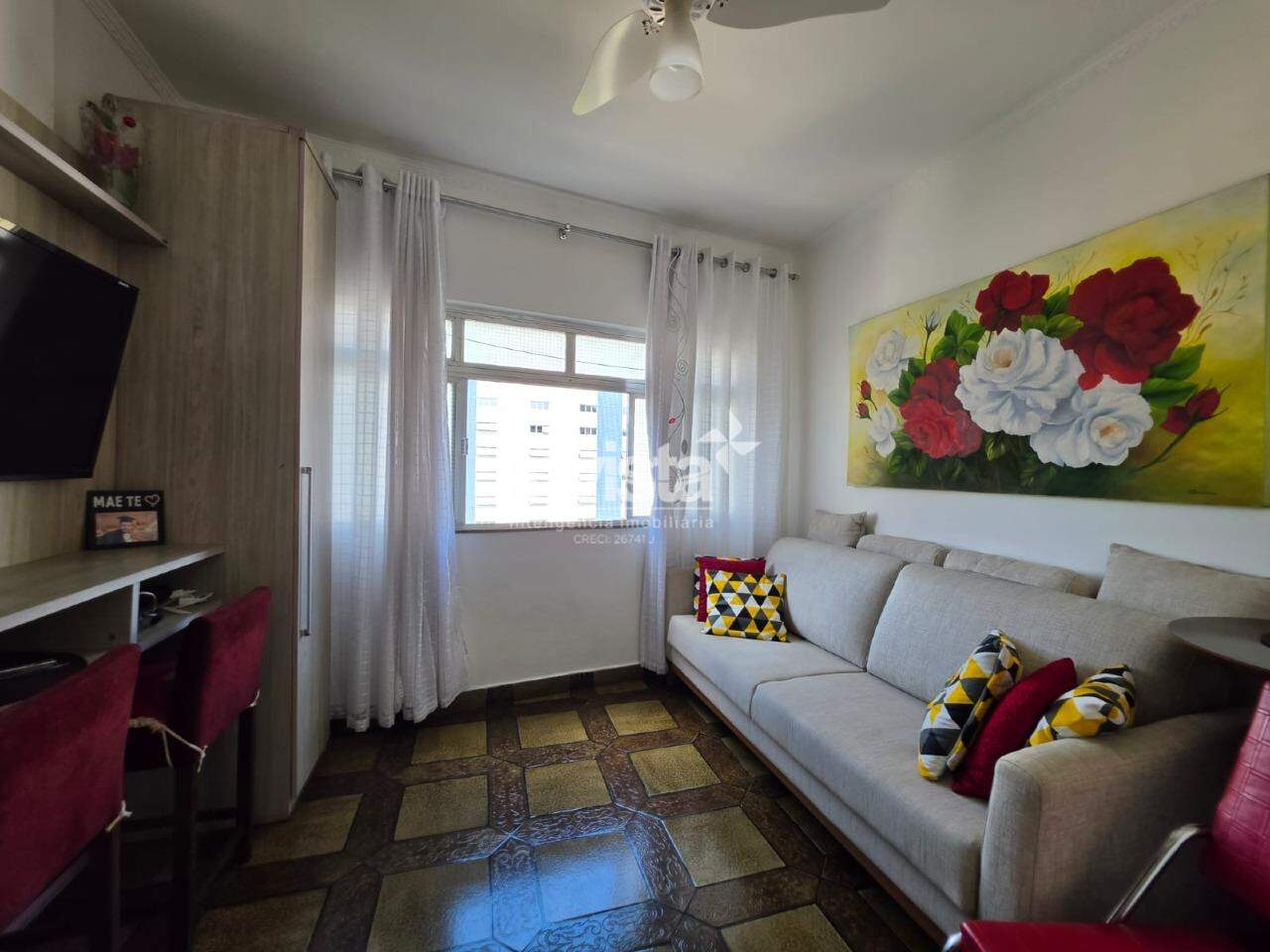 C&oacute;digo: 41810 R$ 320.000,00 Apartamento &agrave; venda em S&atilde;o Vicente-SP no bairro CENTRO, com 1 dormit&oacute;rio e 50m&sup2; 50 m&sup2; 1 quarto 1 vaga - Santos