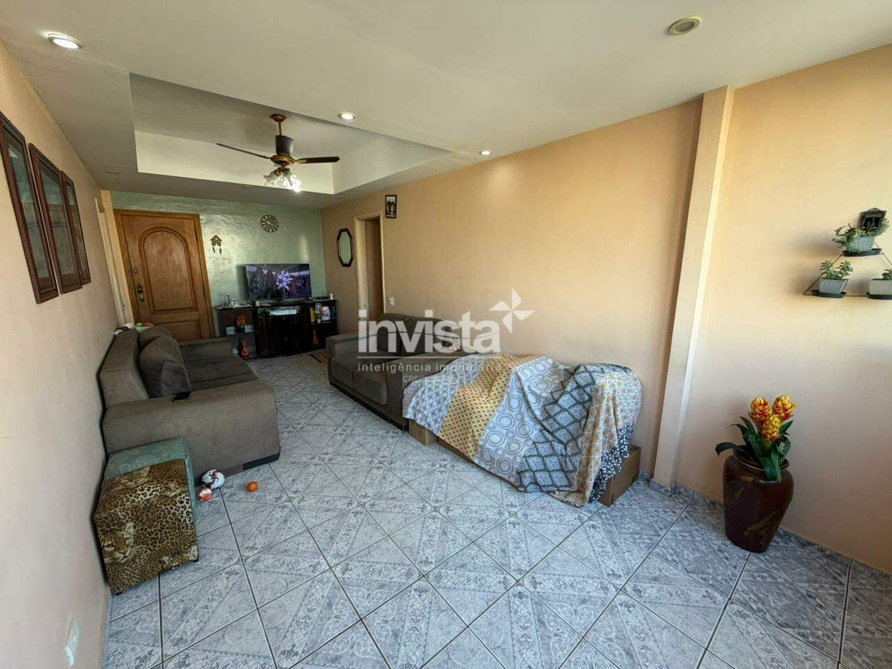 C&oacute;digo: 41814 R$ 550.000,00 Apartamento &agrave; venda no bairro Campo Grande 77 m&sup2; 2 quartos 1 vaga - Santos