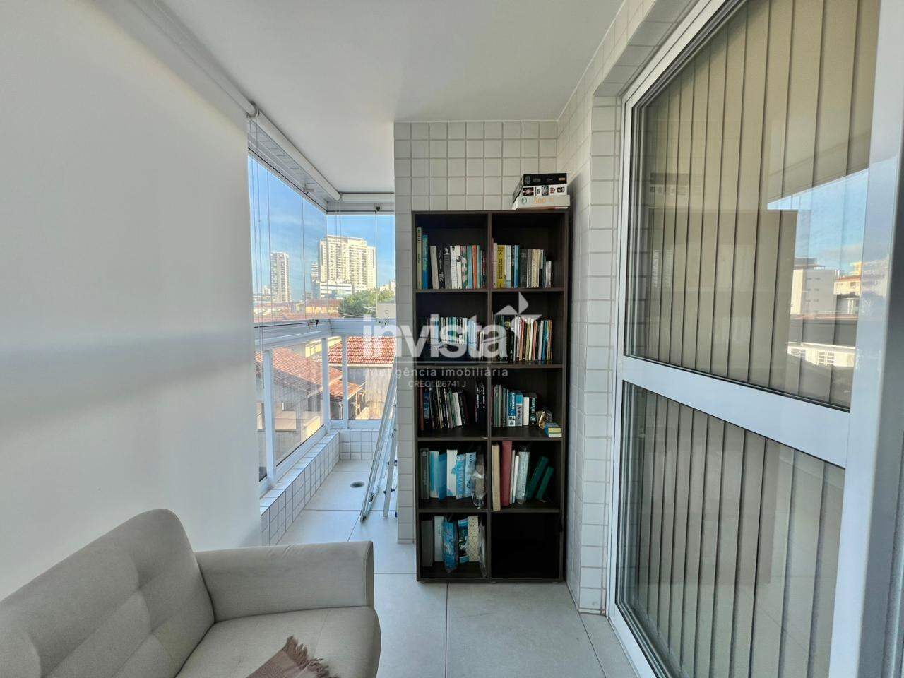 Apartamento &agrave; venda em Santos-SP no bairro Boqueir&atilde;o, com 2 dormit&oacute;rios e 65m&sup2; - Santos
