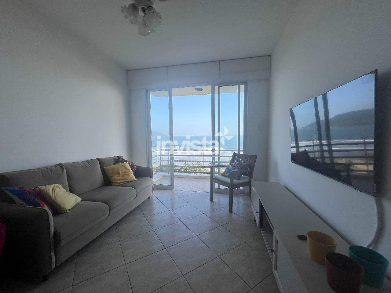 C&oacute;digo: 41829 R$ 6.000,00 Apartamento para alugar no bairro Boqueir&atilde;o 104 m&sup2; 3 quartos 1 vaga - Santos