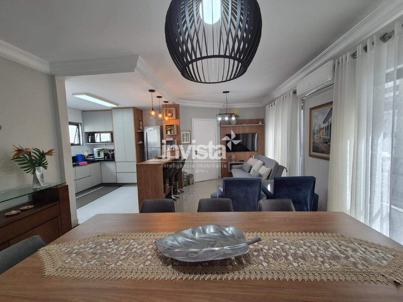 Apartamento para alugar em Santos-SP no bairro Pomp&eacute;ia, com 3 dormit&oacute;rios e 105m&sup2; - Santos