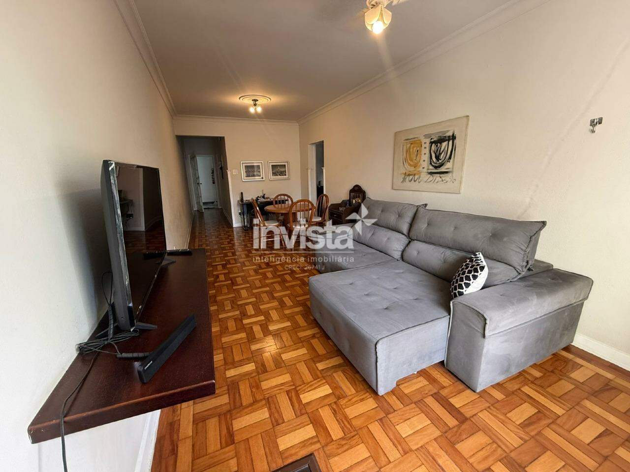 C&oacute;digo: 41852 R$ 5.900,00 Apartamento para alugar em Santos-SP no bairro Boqueir&atilde;o, com 2 dormit&oacute;rios e 130m&sup2; 130 m&sup2; 2 quartos 1 vaga - Santos