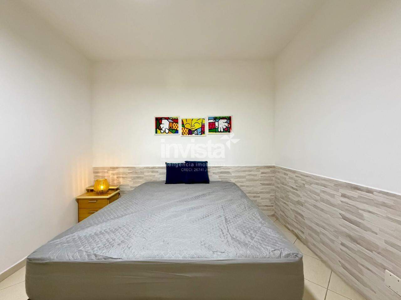 Apartamento &agrave; venda em Santos-SP no bairro Boqueir&atilde;o, com 1 dormit&oacute;rio e 55m&sup2; - Santos