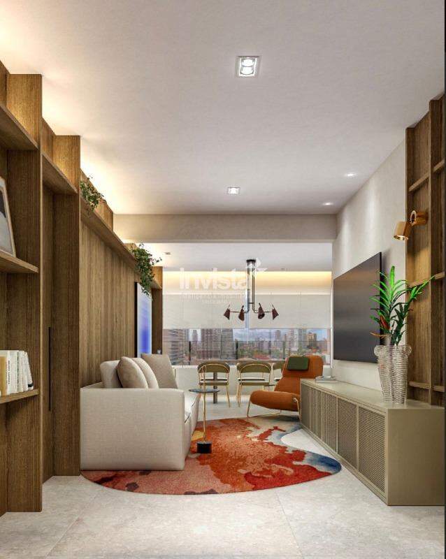 C&oacute;digo: 41871 R$ 1.585.872,00 Apartamento &agrave; venda em Santos-SP no bairro Boqueir&atilde;o, com 3 dormit&oacute;rios e 106m&sup2; 106 m&sup2; 3 quartos 2 vagas - Santos