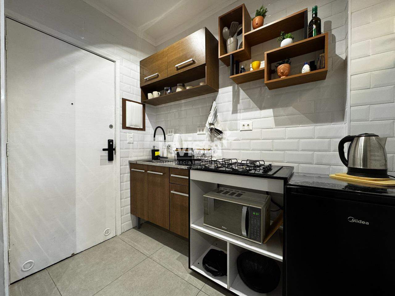 Apartamento &agrave; venda em Santos-SP no bairro Embar&eacute;, com 1 dormit&oacute;rio e 23m&sup2; - Santos