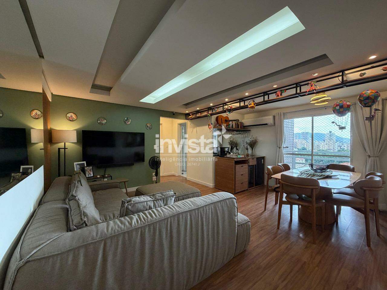 C&oacute;digo: 41916 R$ 6.750,00 Apartamento para alugar em Santos-SP no bairro Aparecida, com 2 dormit&oacute;rios e 70m&sup2; 70 m&sup2; 2 quartos 2 vagas - Santos