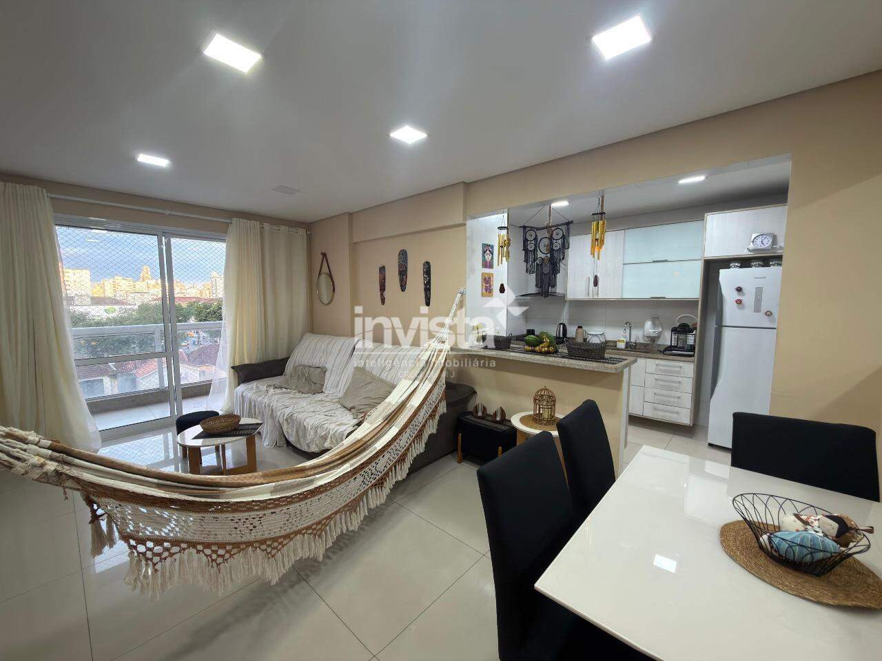 C&oacute;digo: 41918 R$ 830.000,00 Apartamento &agrave; venda em Santos-SP no bairro Marap&eacute;, com 2 dormit&oacute;rios e 77m&sup2; 77 m&sup2; 2 quartos 1 vaga - Santos