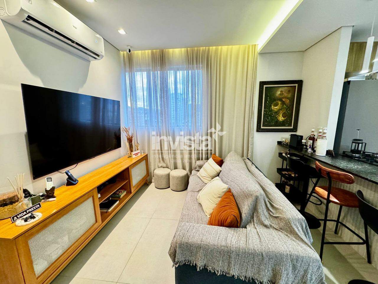 C&oacute;digo: 41920 R$ 480.000,00 Apartamento &agrave; venda em Santos-SP no bairro Encruzilhada, com 2 dormit&oacute;rios e 70m&sup2; 70 m&sup2; 2 quartos 1 vaga - Santos